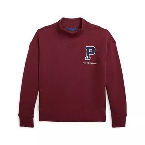 Polo by Ralph Lauren girls L 12/14 Burgundy Sweater
